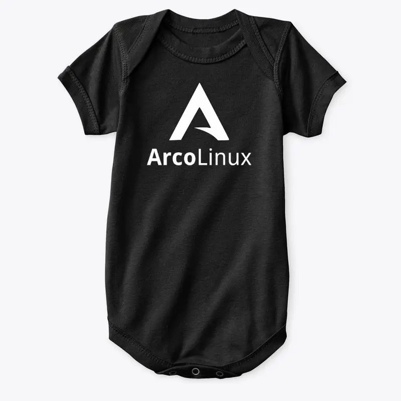 Front white logo and ArcoLinux