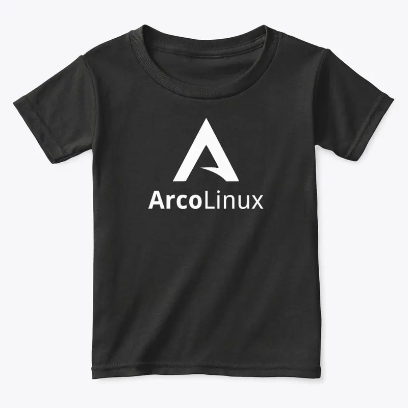 Front white logo and ArcoLinux